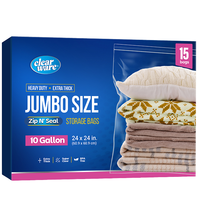 Children holding ClearWare bags