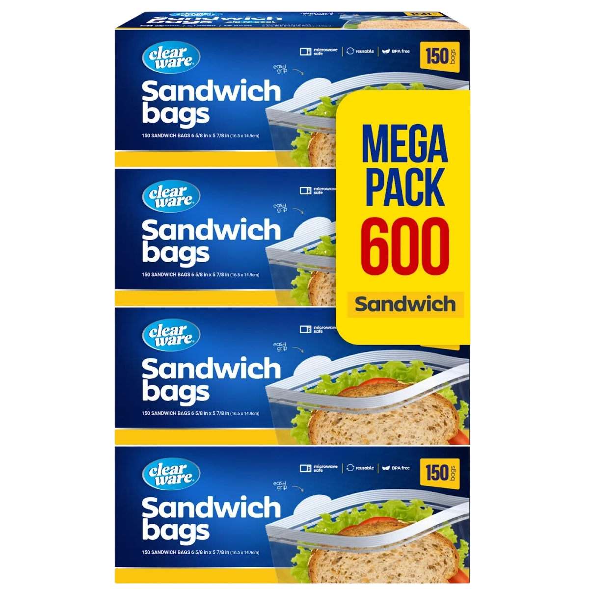 Clearware® Sandwich Bags