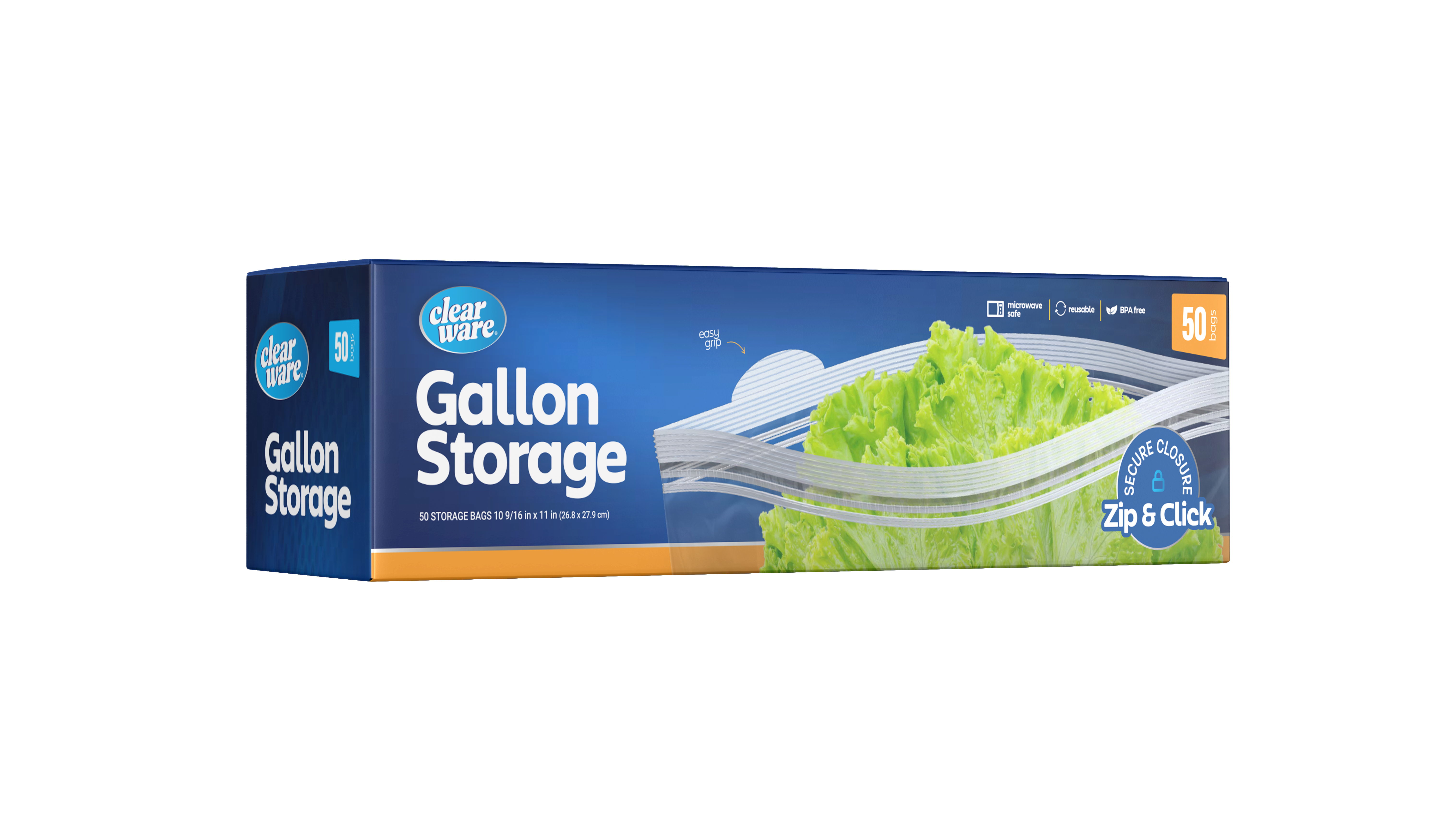 Clearware® Gallon Storage Bags