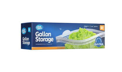 Clearware® Gallon Storage Bags