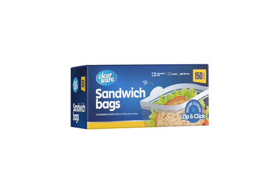 Clearware® Sandwich Bags